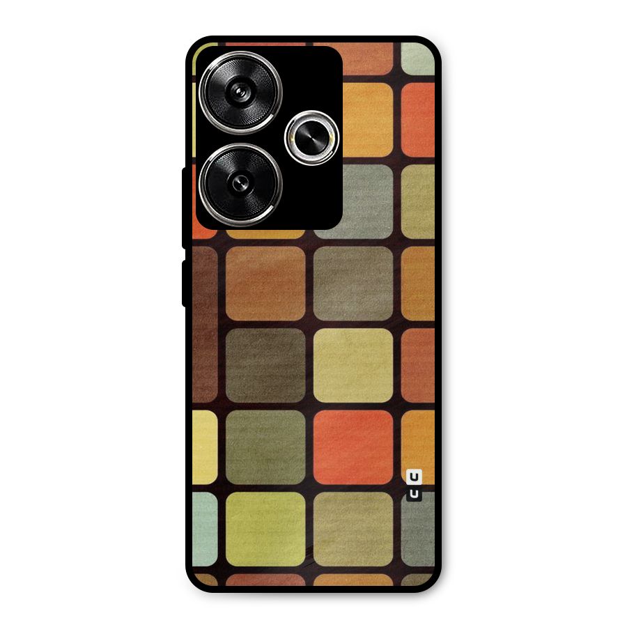 Vintage Boxes Metal Back Case for Poco F6