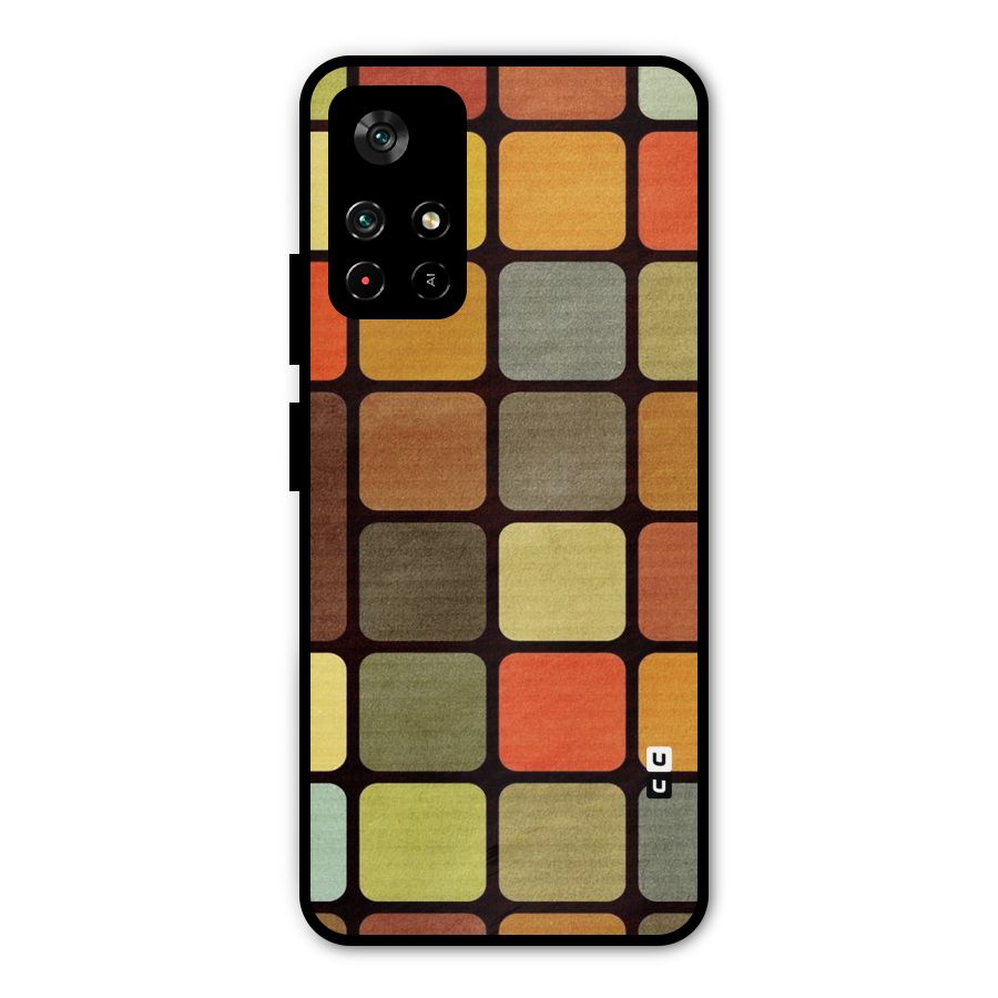 Vintage Boxes Metal Back Case for Poco M4 Pro 5G