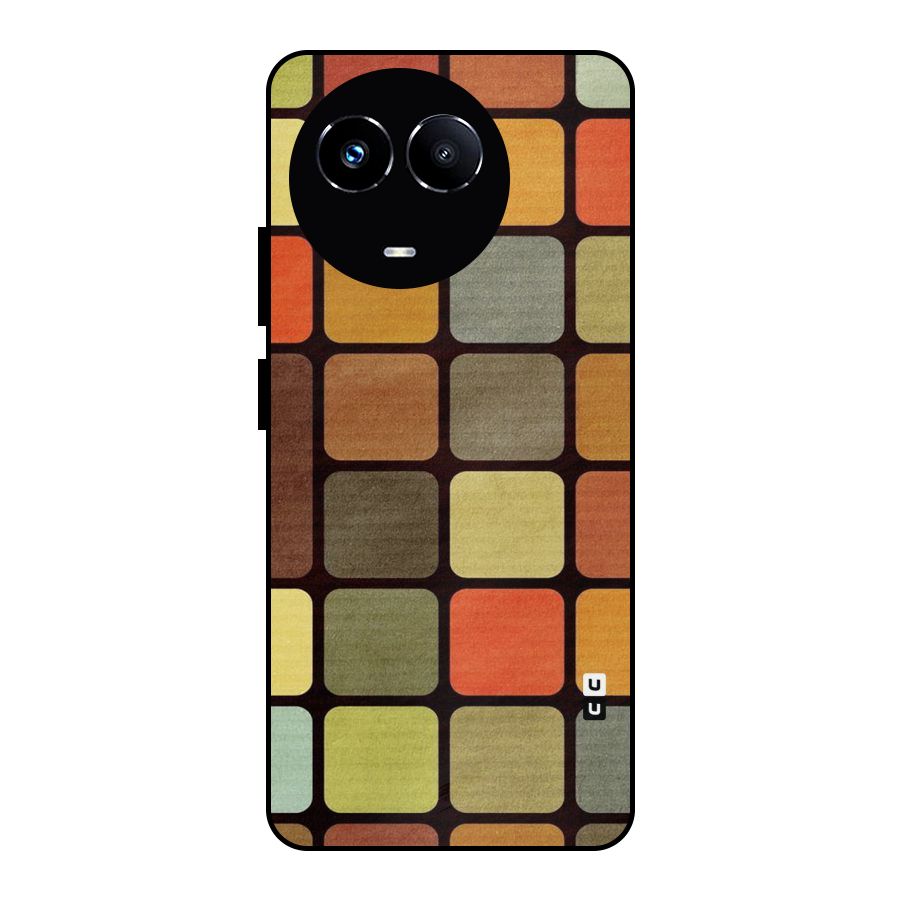 Vintage Boxes Metal Back Case for Realme 11X