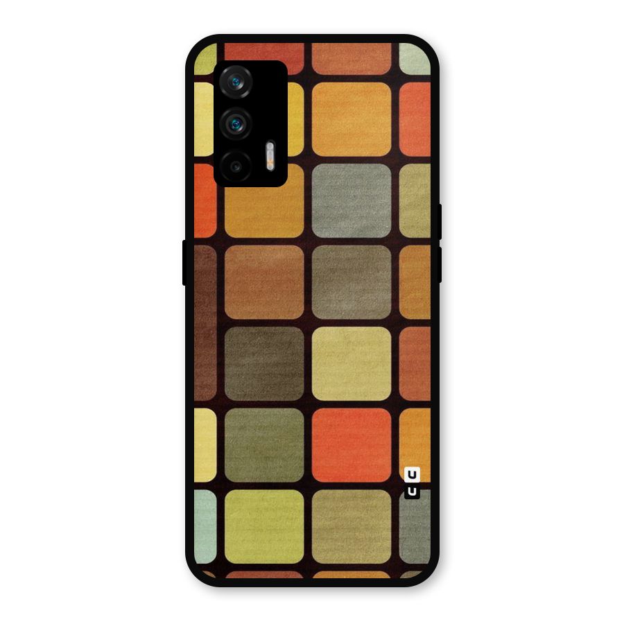Vintage Boxes Metal Back Case for Realme GT 5G