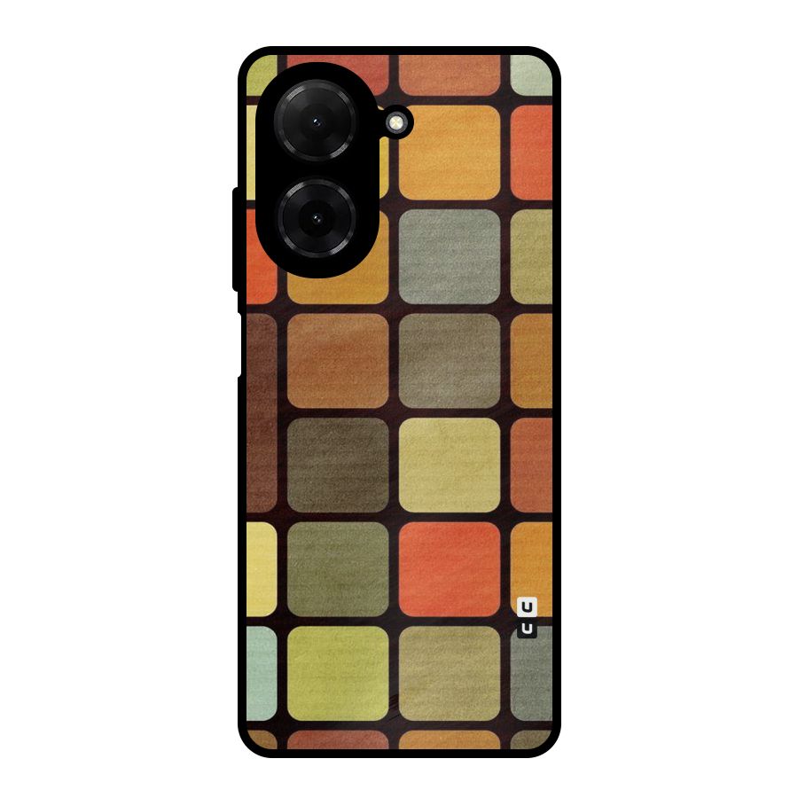 Vintage Boxes Metal Back Case for Redmi A5 4G