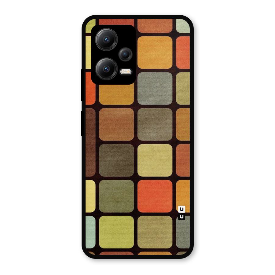 Vintage Boxes Metal Back Case for Redmi Note 12 5G