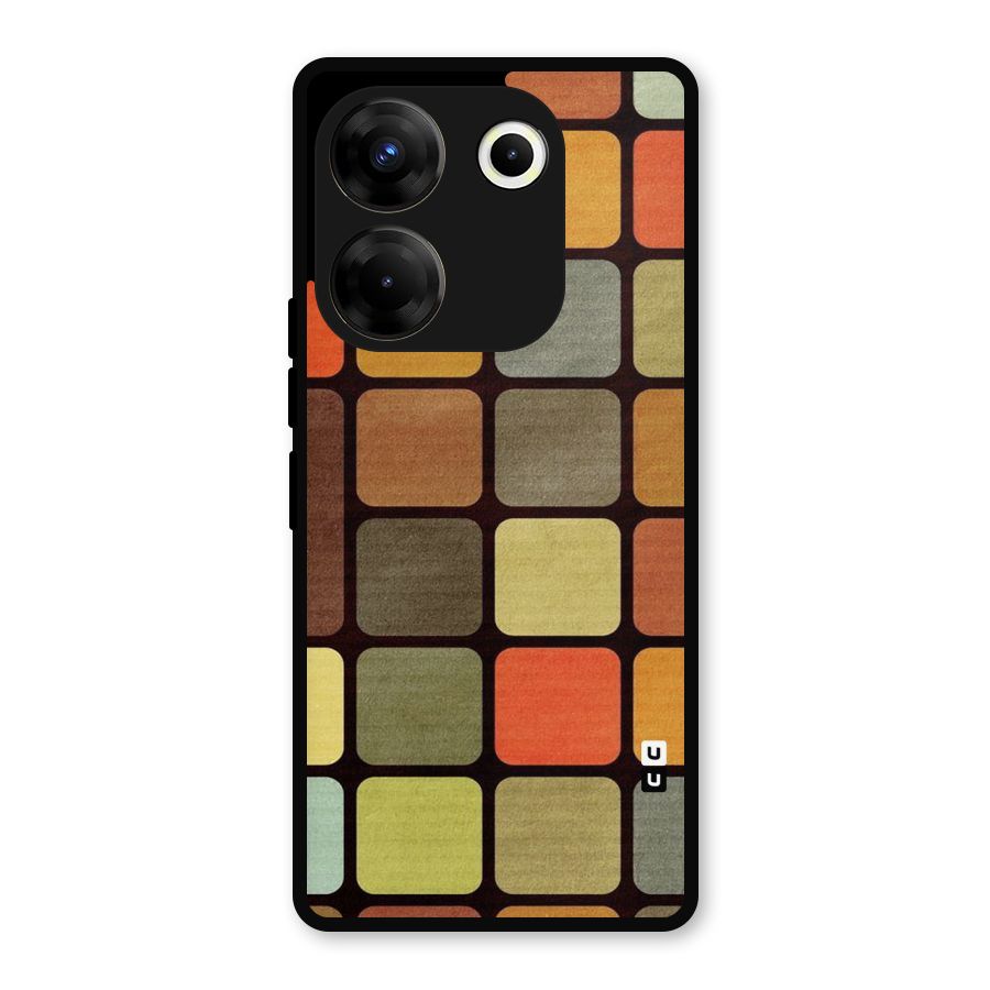 Vintage Boxes Metal Back Case for Tecno Camon 20
