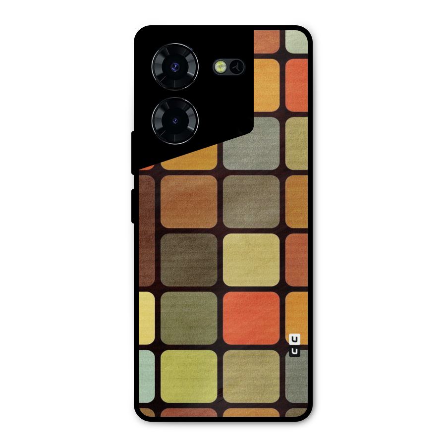 Vintage Boxes Metal Back Case for Tecno Pova 5 Pro 5G