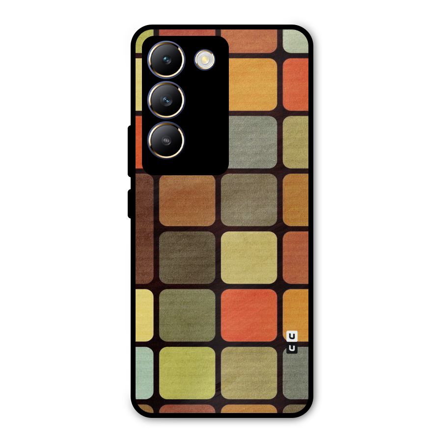 Vintage Boxes Metal Back Case for Vivo T3 5G
