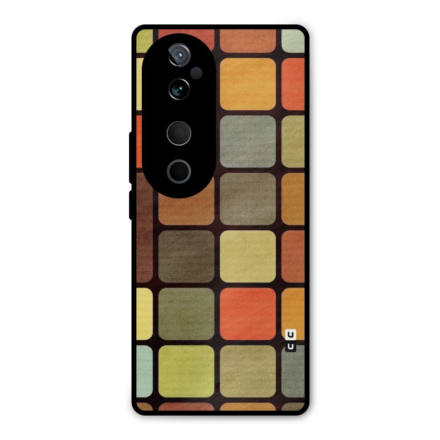 Vintage Boxes Metal Back Case for Vivo T3 Ultra