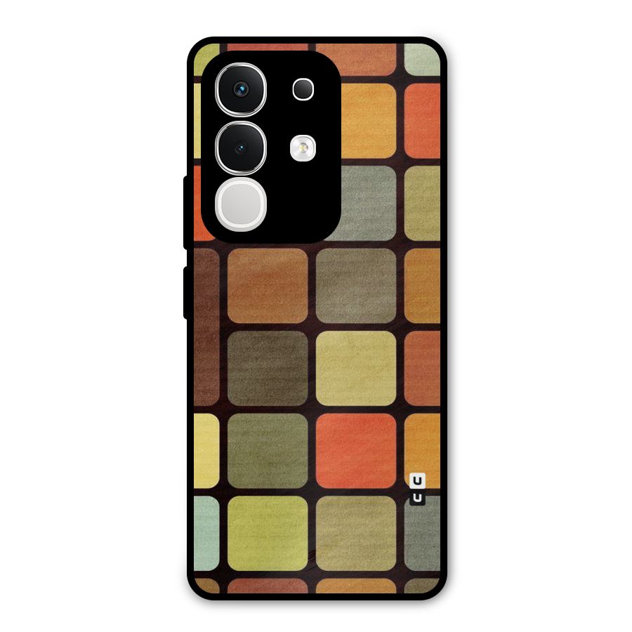 Vintage Boxes Metal Back Case for Vivo T4x