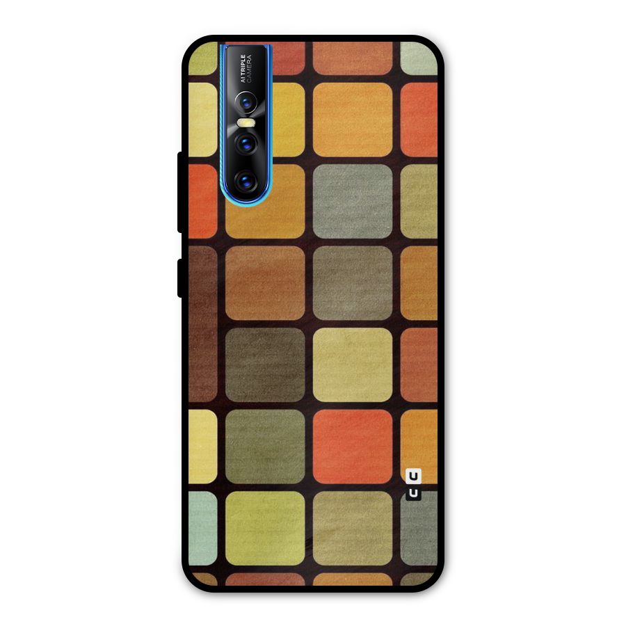 Vintage Boxes Metal Back Case for Vivo V15 Pro
