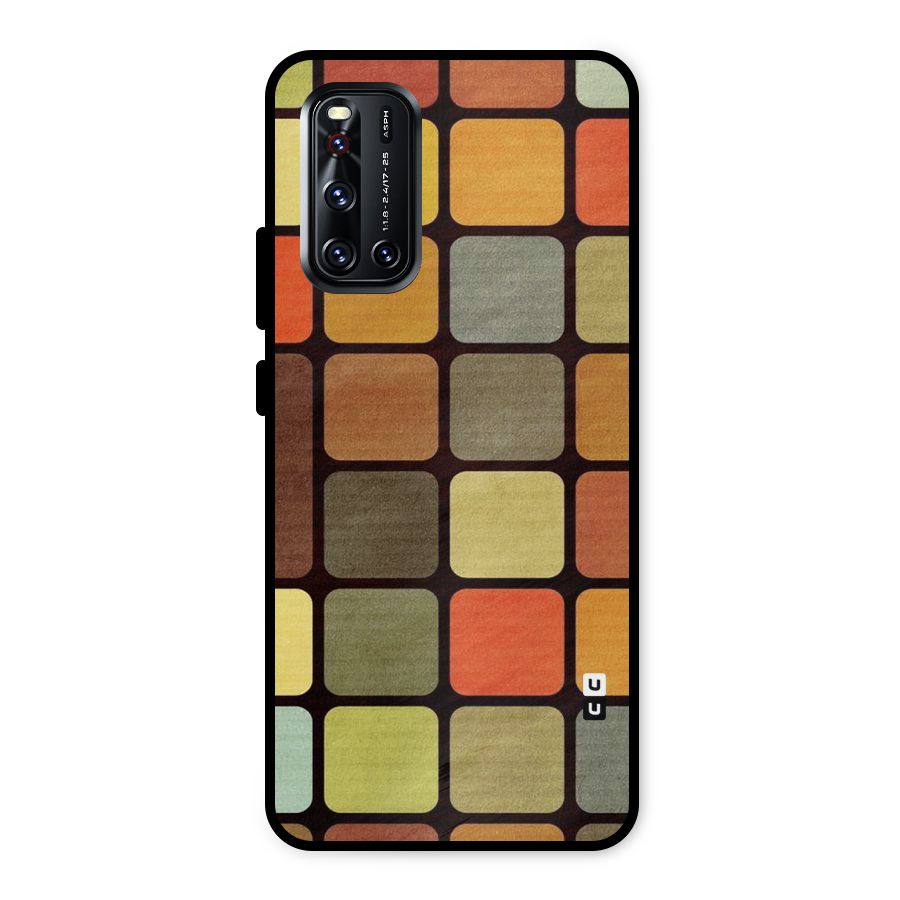 Vintage Boxes Metal Back Case for Vivo V19