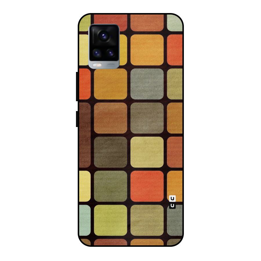 Vintage Boxes Metal Back Case for Vivo V20