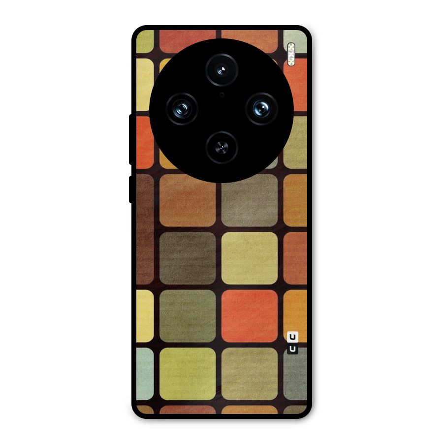 Vintage Boxes Metal Back Case for Vivo X100 Pro