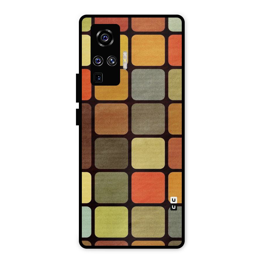 Vintage Boxes Metal Back Case for Vivo X50 Pro