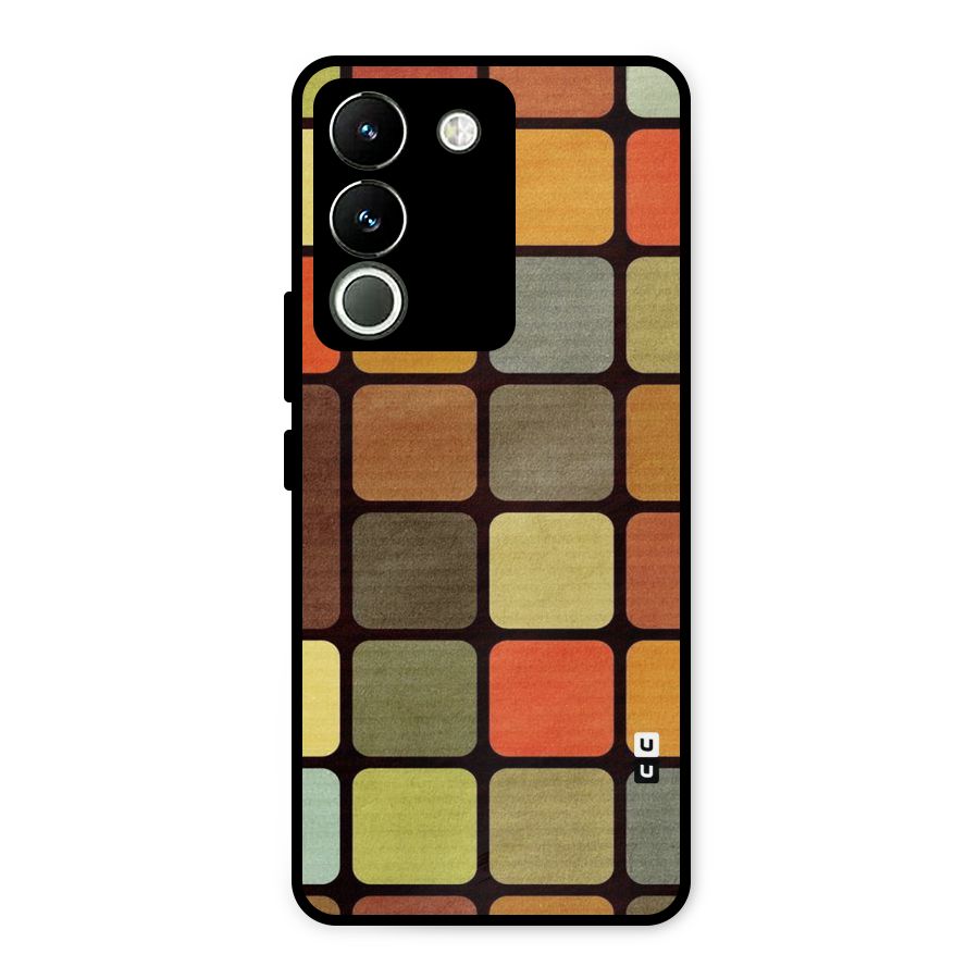Vintage Boxes Metal Back Case for Vivo Y200