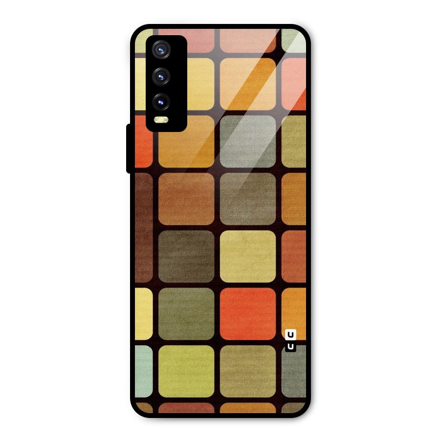 Vintage Boxes Metal Back Case for Vivo Y20g