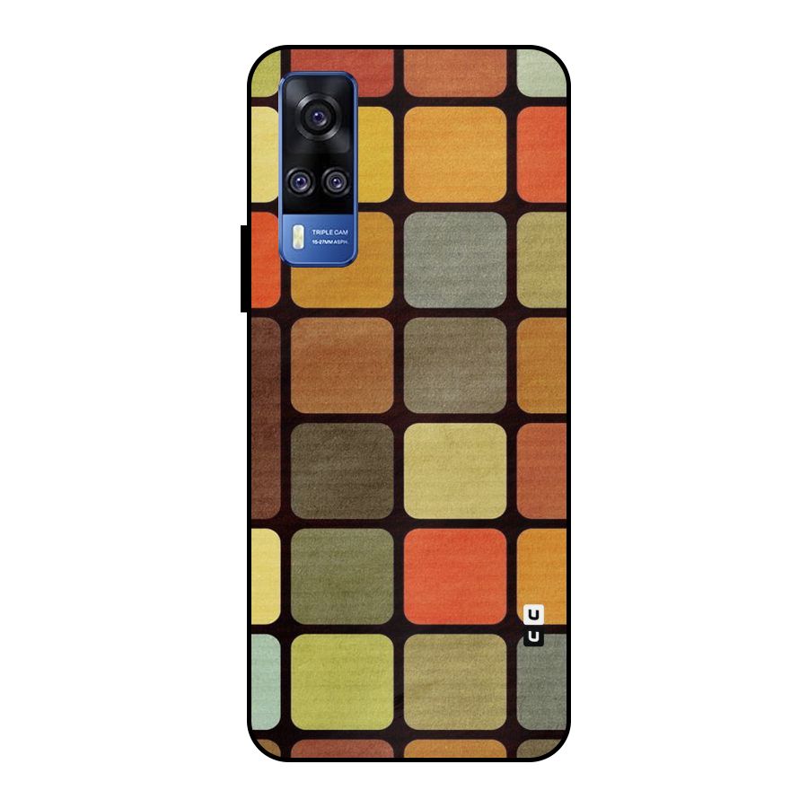 Vintage Boxes Metal Back Case for Vivo Y51