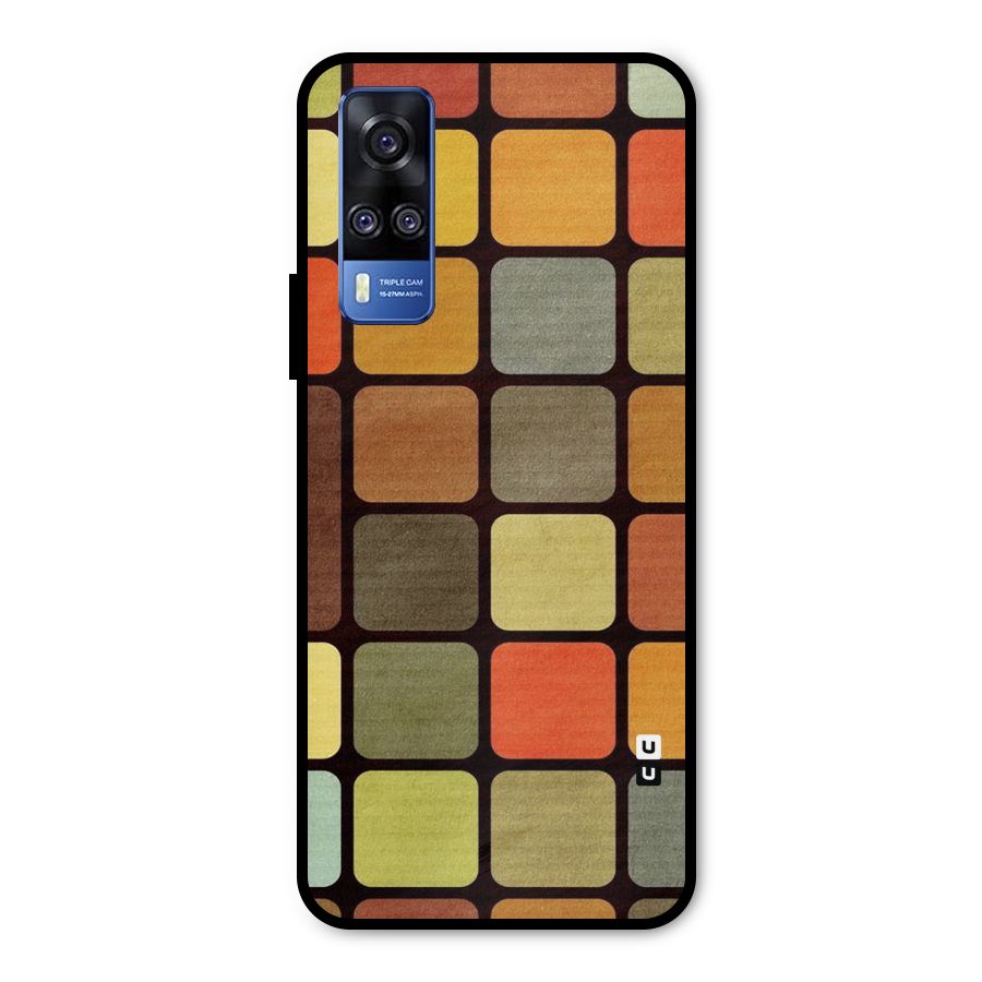 Vintage Boxes Metal Back Case for Vivo Y51A