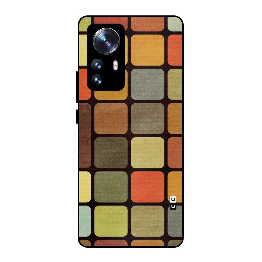 Vintage Boxes Metal Back Case for Xiaomi 12 Pro