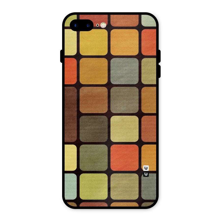Vintage Boxes Metal Back Case for iPhone 8 Plus