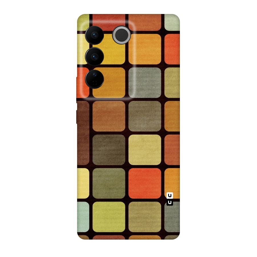 Vintage Boxes Original Polycarbonate Back Case for Vivo V27