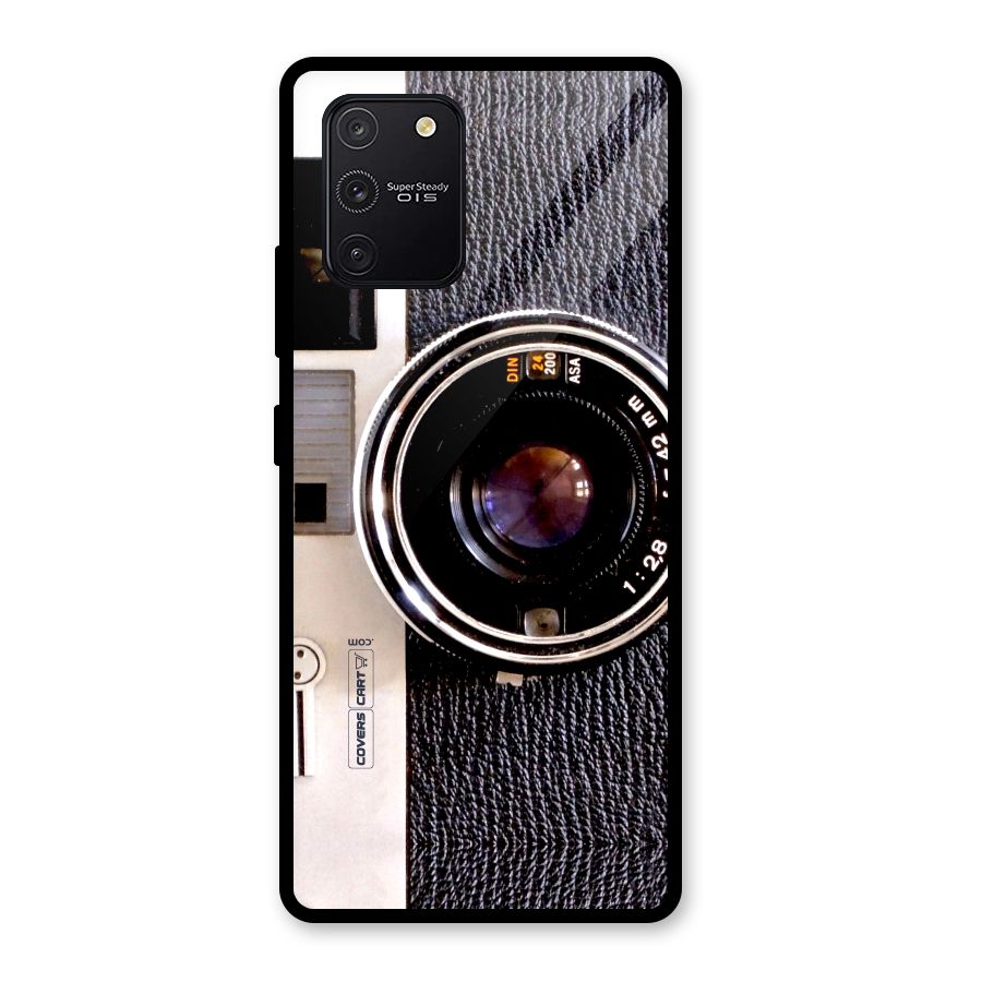 Vintage Camera Glass Back Case for Galaxy S10 Lite