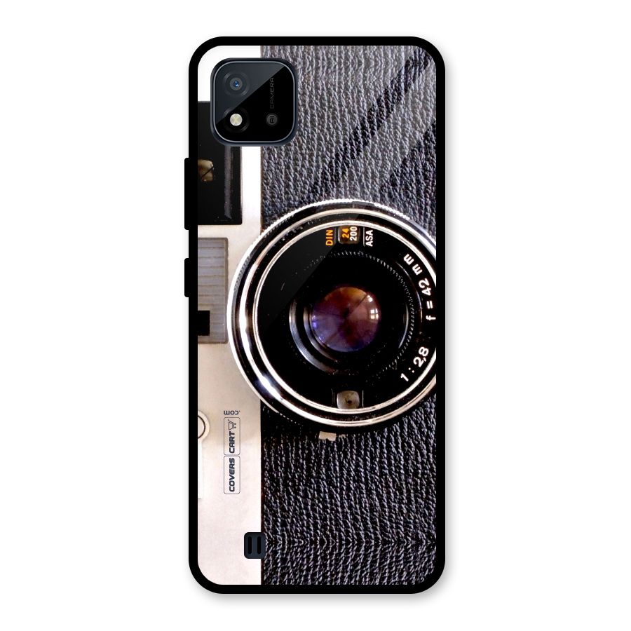 Vintage Camera Glass Back Case for Realme C11 2021
