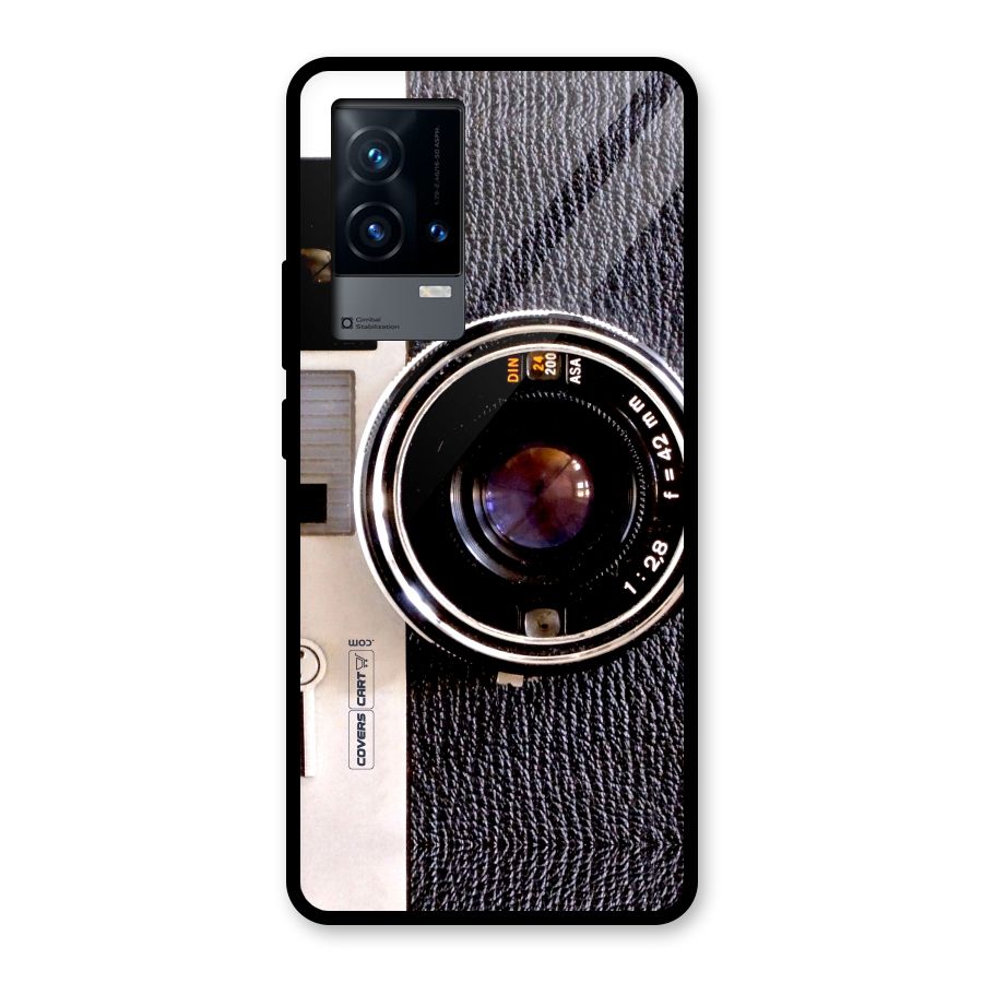 Vintage Camera Glass Back Case for iQOO 9 5G