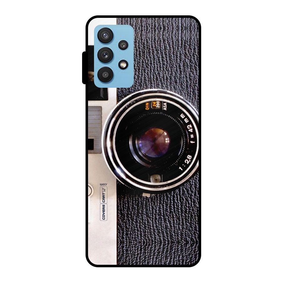 Vintage Camera Metal Back Case for Galaxy M32 5G