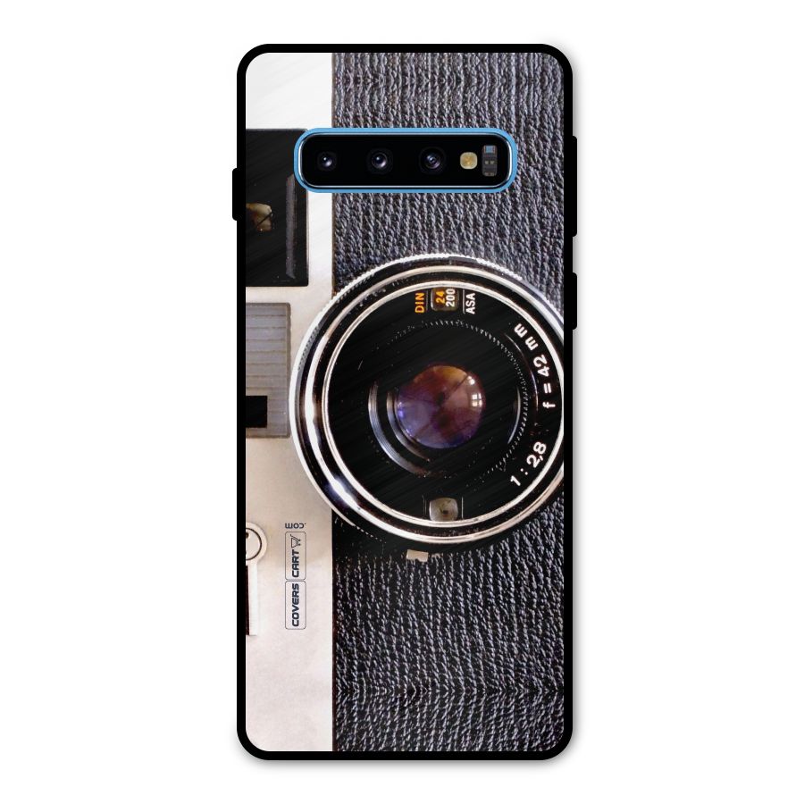 Vintage Camera Metal Back Case for Galaxy S10