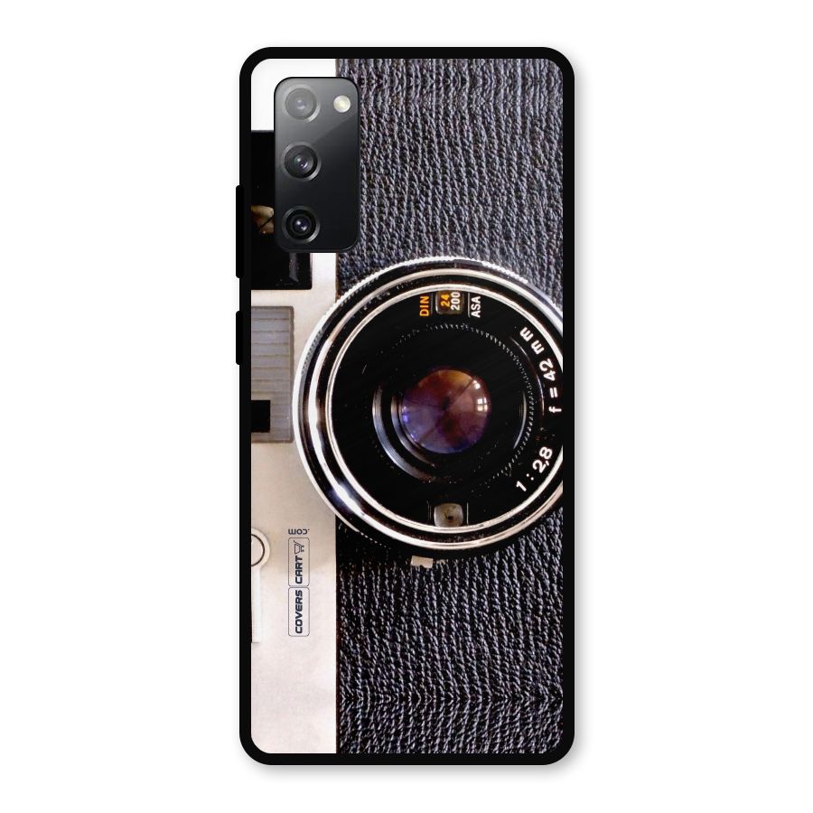 Vintage Camera Metal Back Case for Galaxy S20 FE 5G