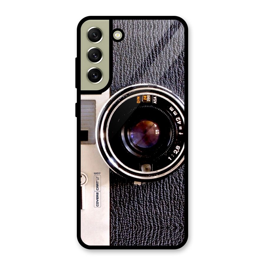 Vintage Camera Metal Back Case for Galaxy S21 FE 5G (2023)