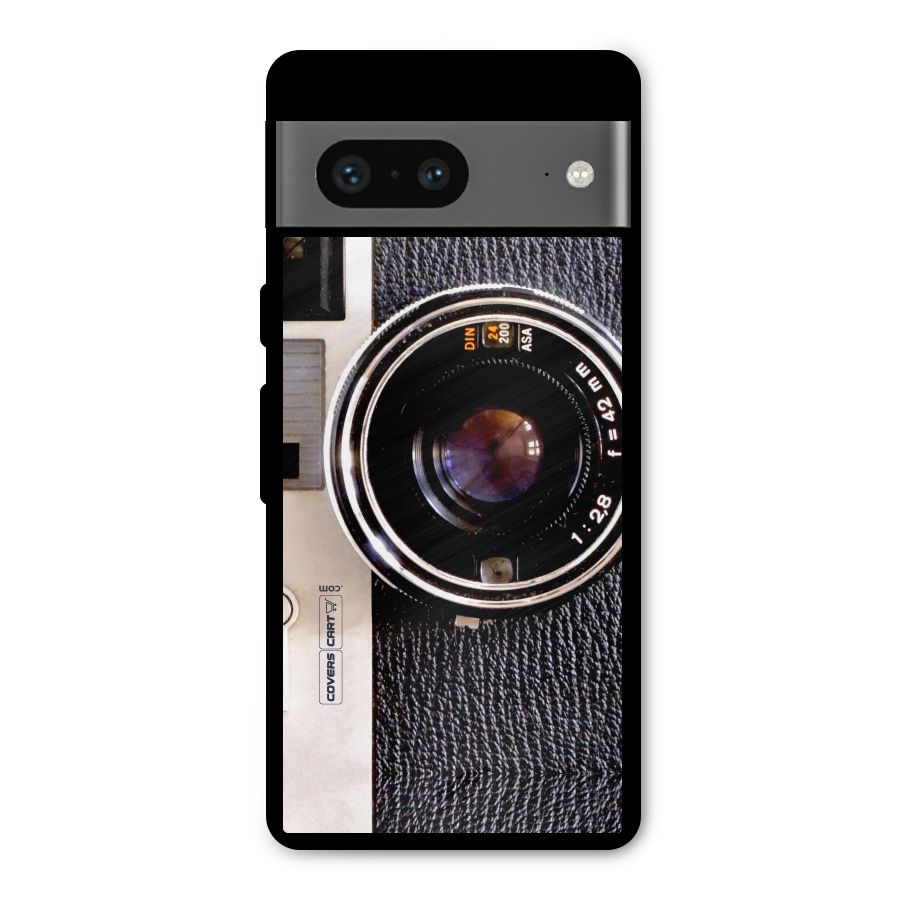 Vintage Camera Metal Back Case for Google Pixel 7