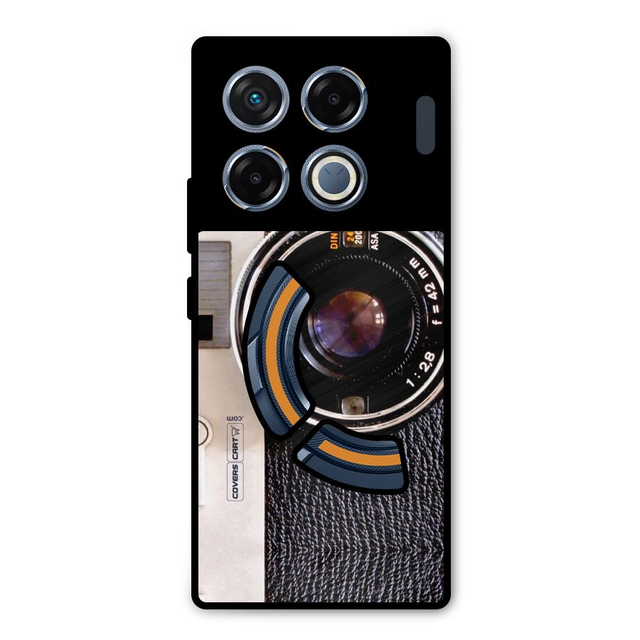 Vintage Camera Metal Back Case for Infinix GT 20 Pro