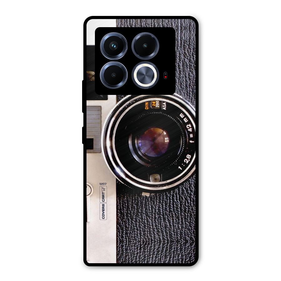 Vintage Camera Metal Back Case for Infinix Note 40 5G