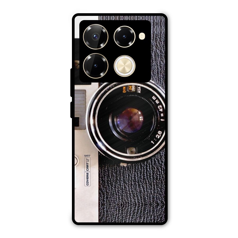 Vintage Camera Metal Back Case for Infinix Note 40 Pro Plus