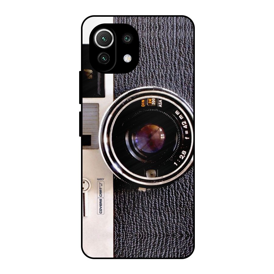 Vintage Camera Metal Back Case for Mi 11 Lite NE 5G