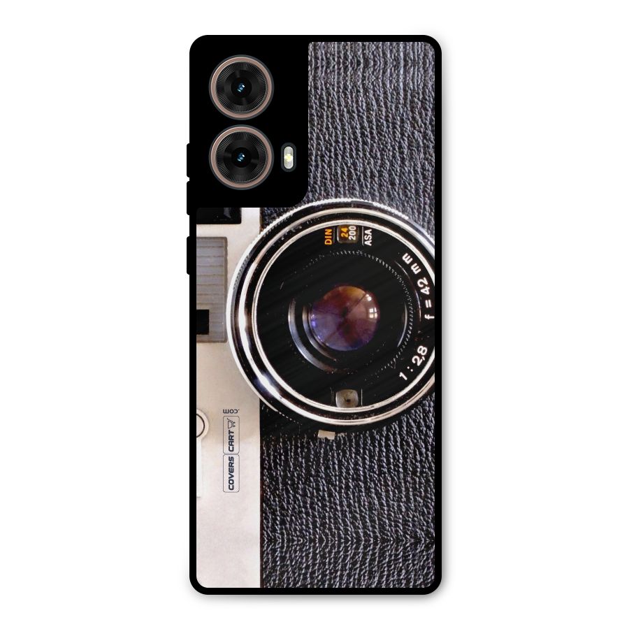 Vintage Camera Metal Back Case for Moto G85