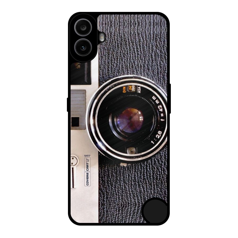 Vintage Camera Metal Back Case for Nothing CMF Phone 1