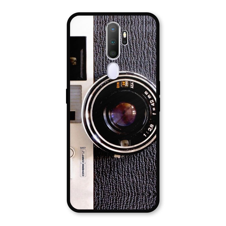 Vintage Camera Metal Back Case for Oppo A9 (2020)