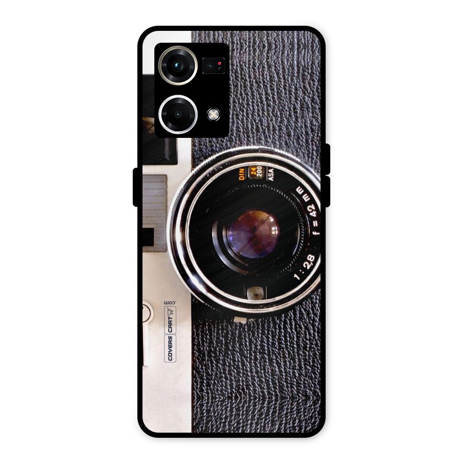 Vintage Camera Metal Back Case for Oppo F21s Pro 4G