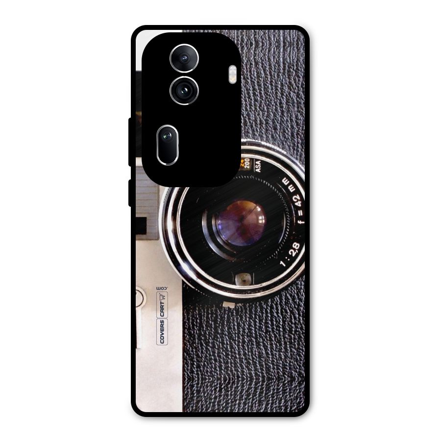 Vintage Camera Metal Back Case for Oppo Reno11 Pro 5G