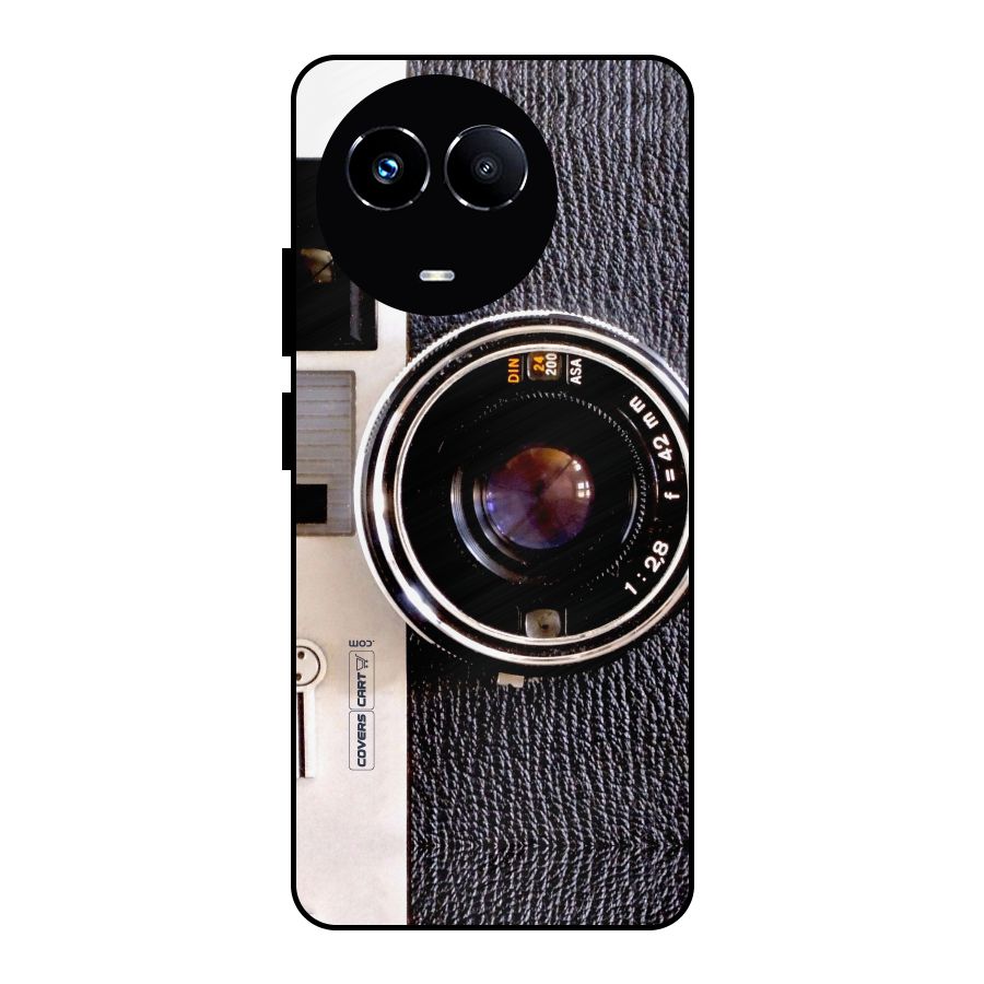 Vintage Camera Metal Back Case for Realme 11 5G
