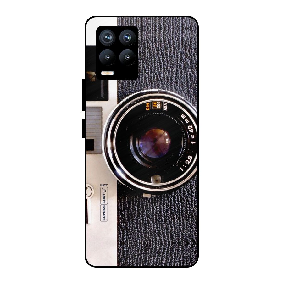 Vintage Camera Metal Back Case for Realme 8 Pro