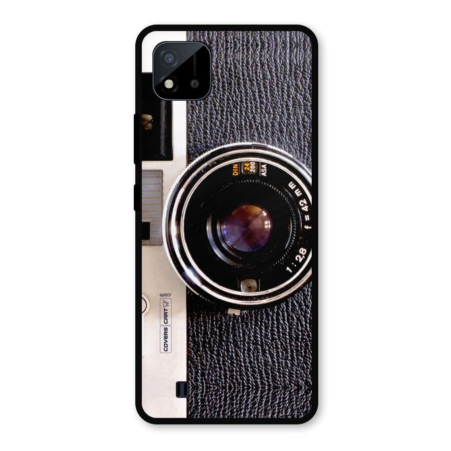 Vintage Camera Metal Back Case for Realme C11 2021