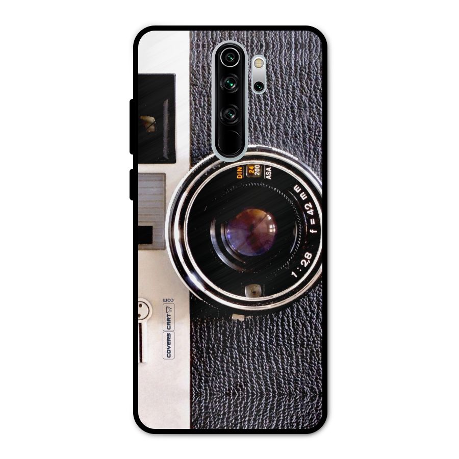 Vintage Camera Metal Back Case for Redmi Note 8 Pro