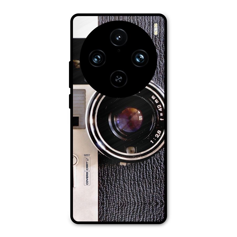 Vintage Camera Metal Back Case for Vivo X100 Pro