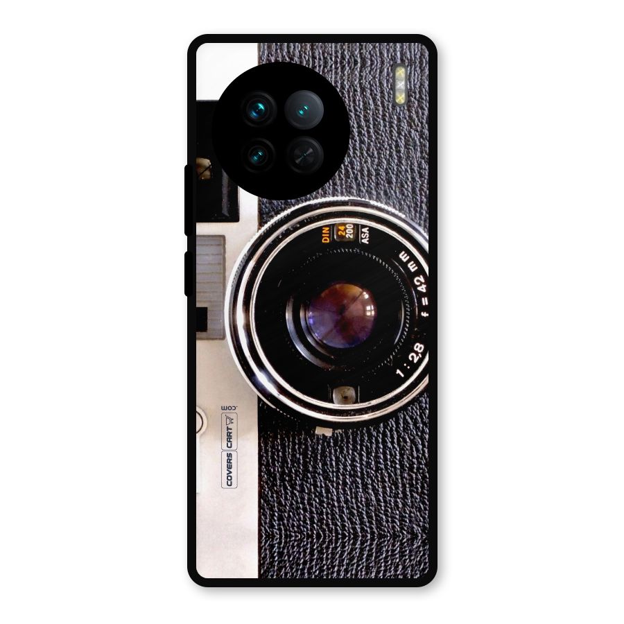 Vintage Camera Metal Back Case for Vivo X90