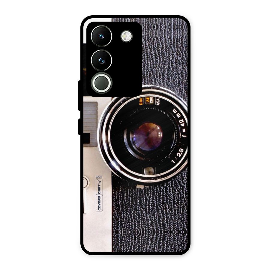 Vintage Camera Metal Back Case for Vivo Y200