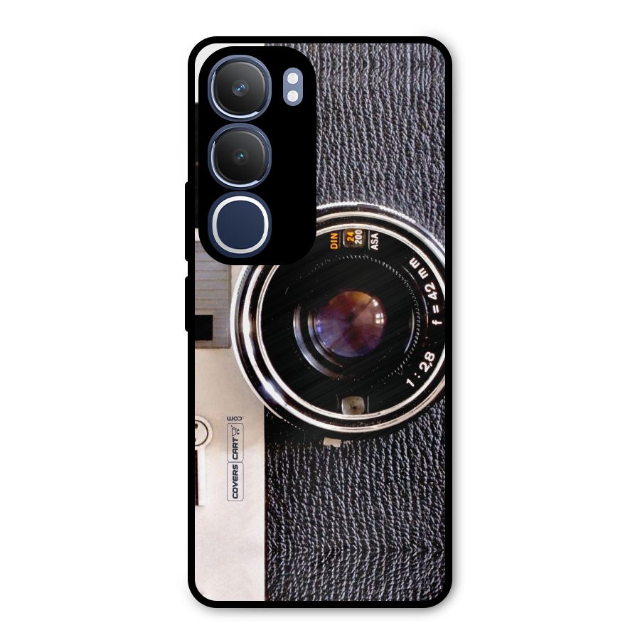 Vintage Camera Metal Back Case for Vivo Y29