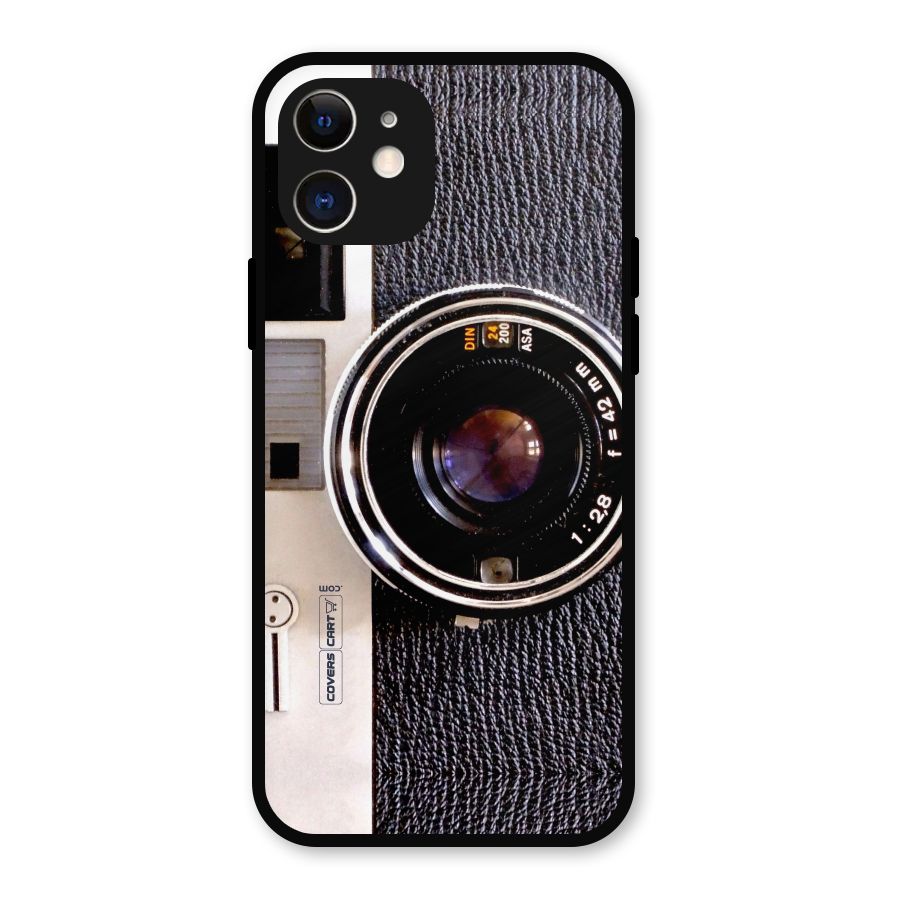 Vintage Camera Metal Back Case for iPhone 12