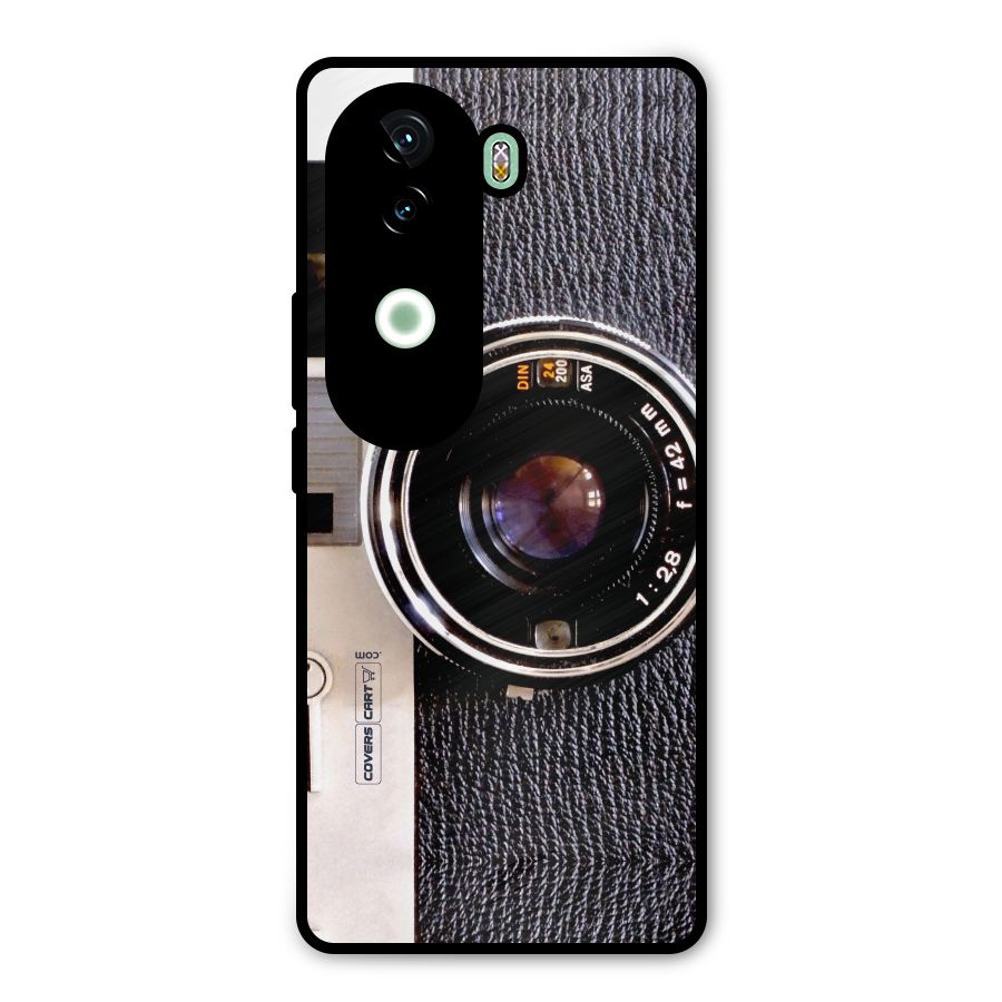 Vintage Camera Metal Back Case for iQOO Z9s